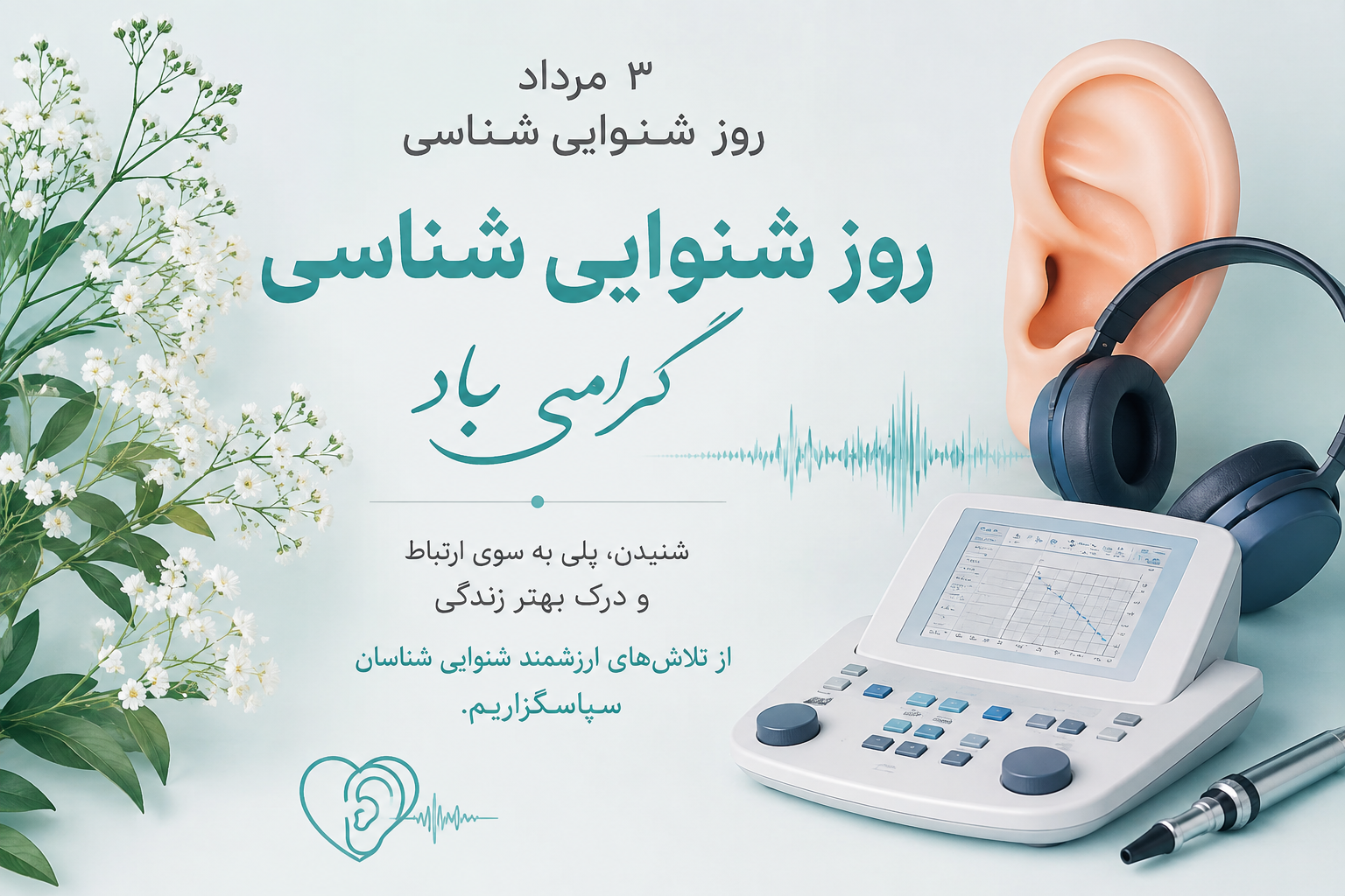 تبریک روز شنوایی شناسی